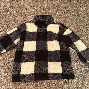 Fuzzy Buffalo Print Jacket. Size Small/Medium.